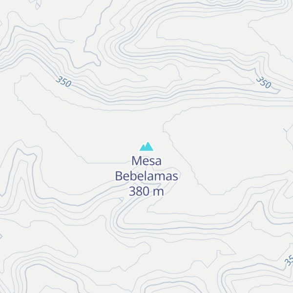 Map of Mesa Bebelamas