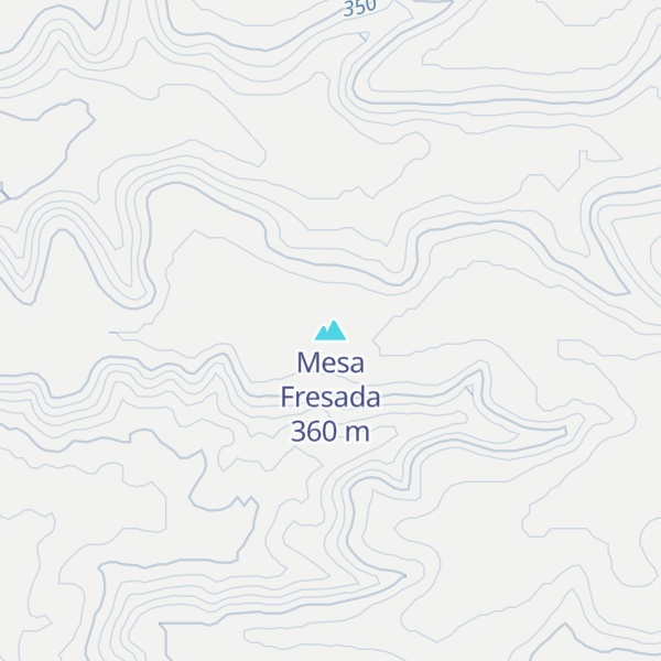 Map of Mesa Fresada