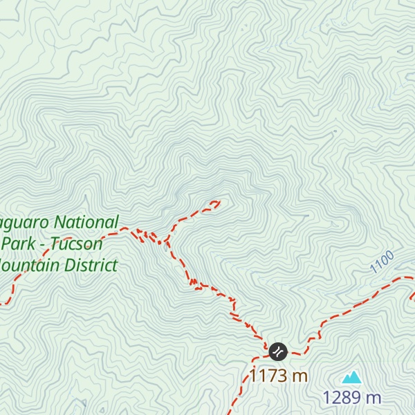Map of Wasson Peak