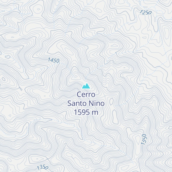 Map of Cerro Santo Nino