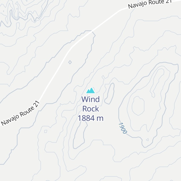 Map of Wind Rock