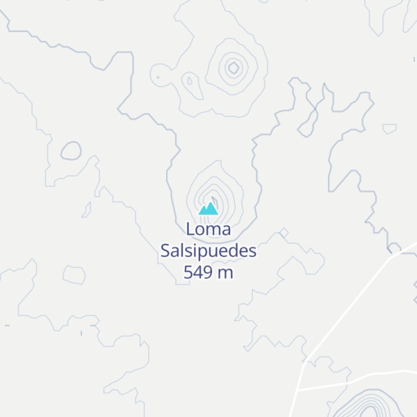 Map of Loma Salsipuedes