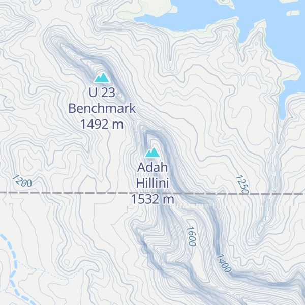 Map of Adah Hillini