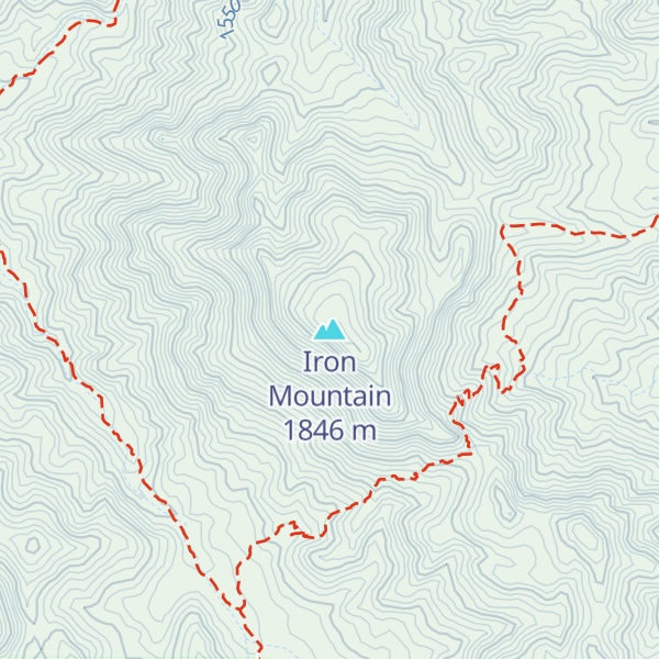 Map of Iron Mountain