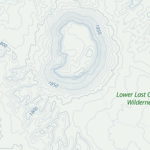 Map of Last Chance Butte