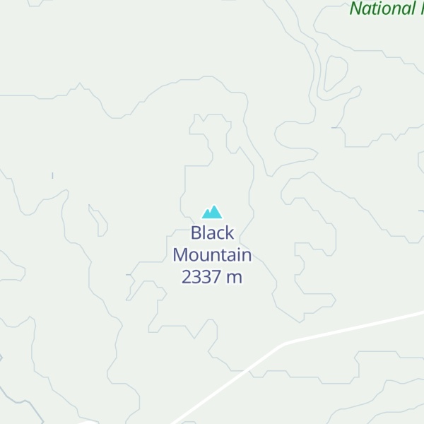 Map of Black Mountain
