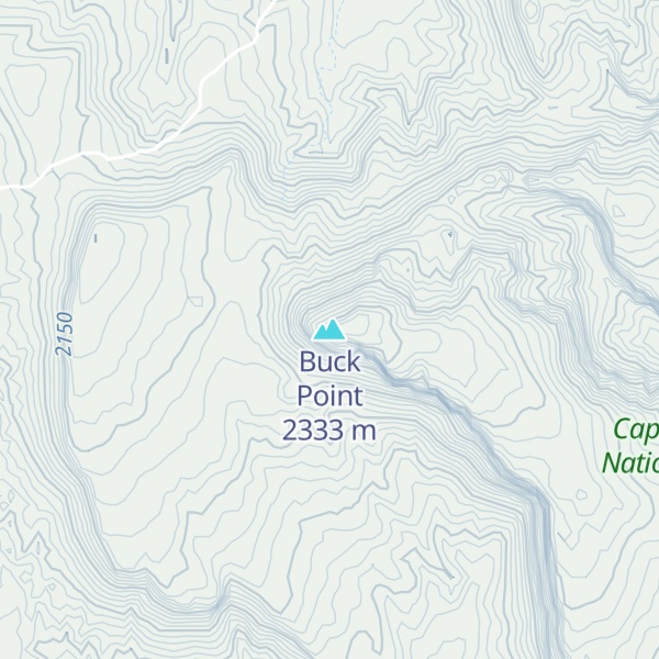 Map of Buck Point