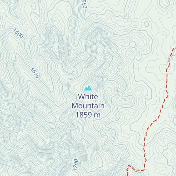 Map of White Mountain
