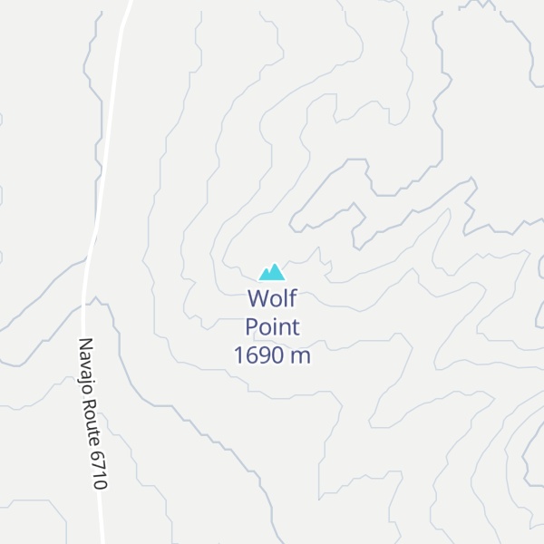 Map of Wolf Point