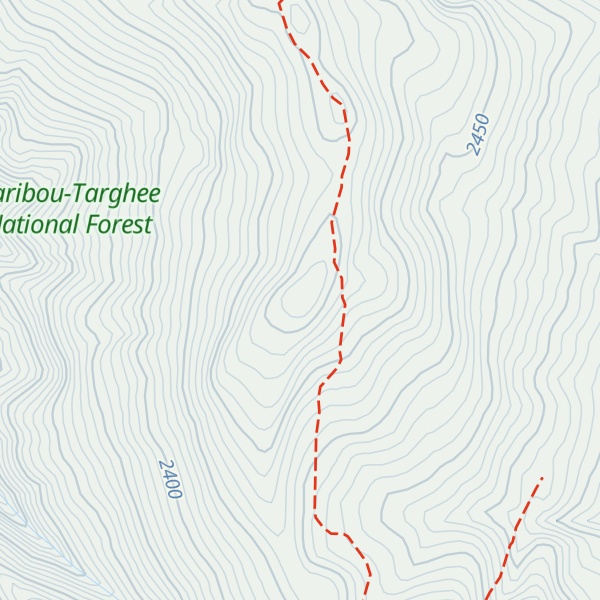 Map of Poker Peak