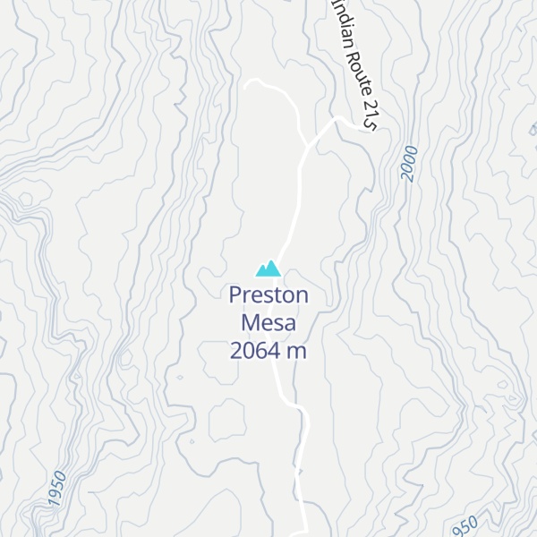 Map of Preston Mesa