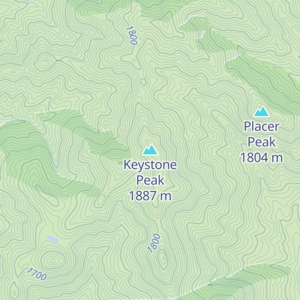 Map of Keystone Peak
