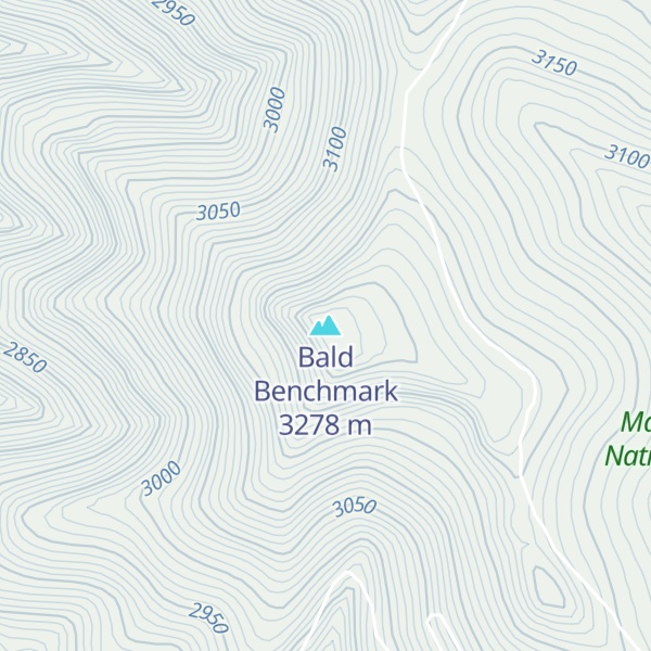 Map of Bald Benchmark