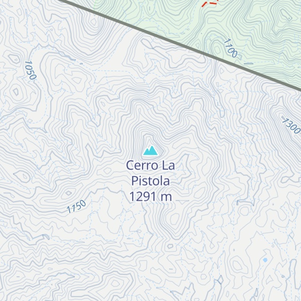 Map of Cerro La Pistola