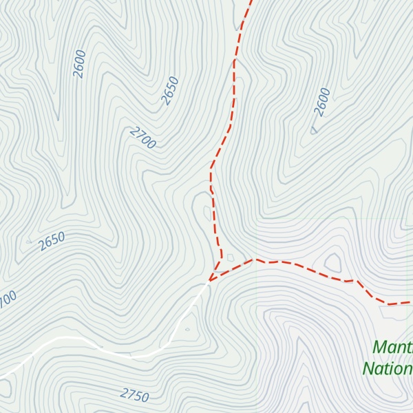 Map of Granger Ridge