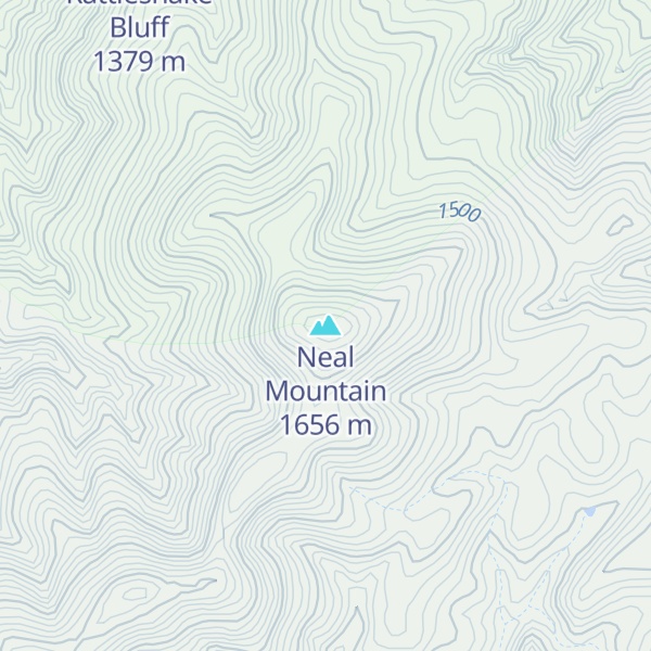 Map of Neal Mountain