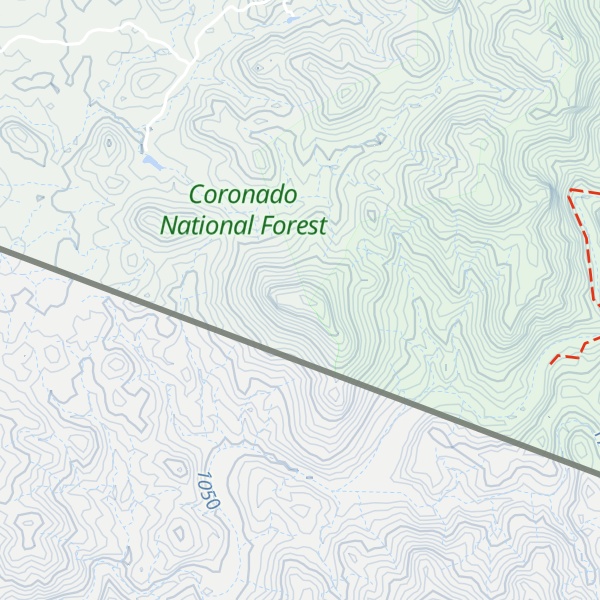 Map of Flat Top Mountain