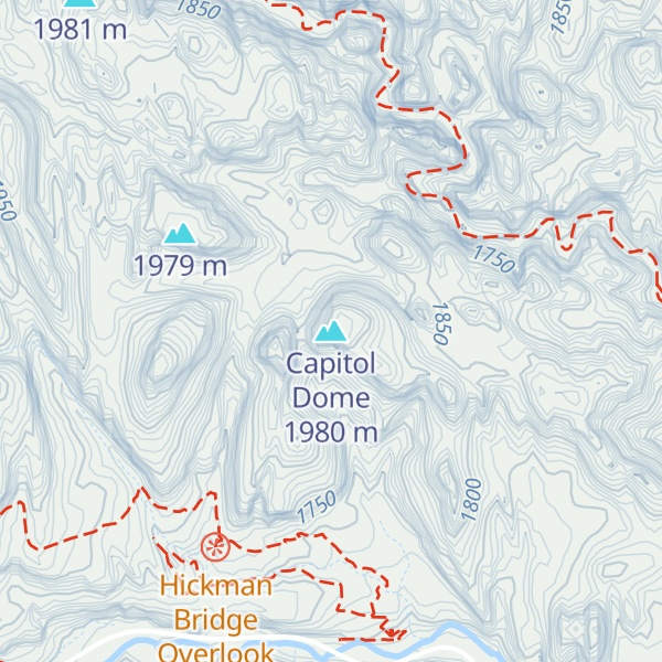 Map of Capitol Dome