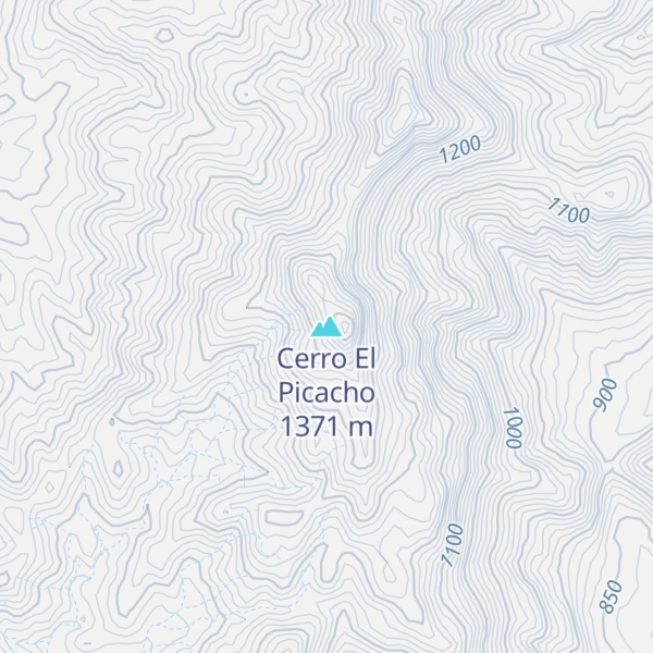 Map of Cerro El Picacho