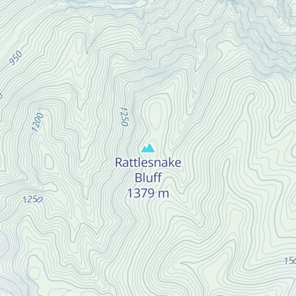 Map of Rattlesnake Bluff