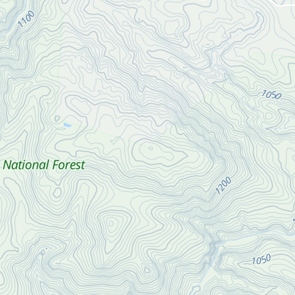 Map of Narrows Peak