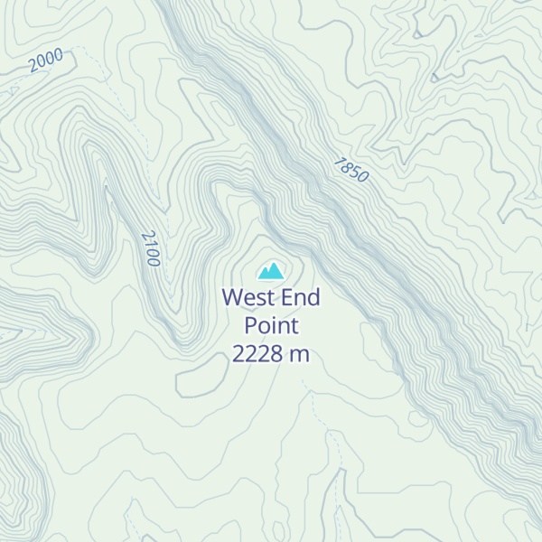 Map of West End Point