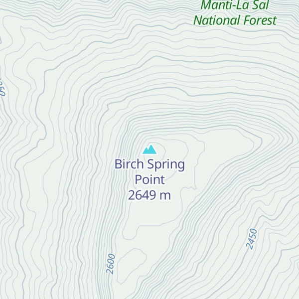 Map of Birch Spring Point