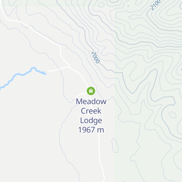 Map of Meadow Creek Lodge