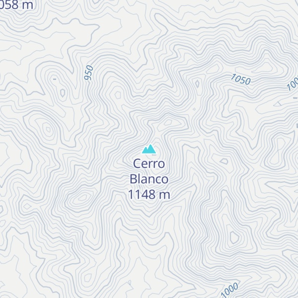 Map of Cerro Blanco