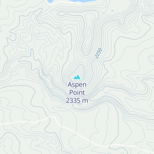 Map of Aspen Point