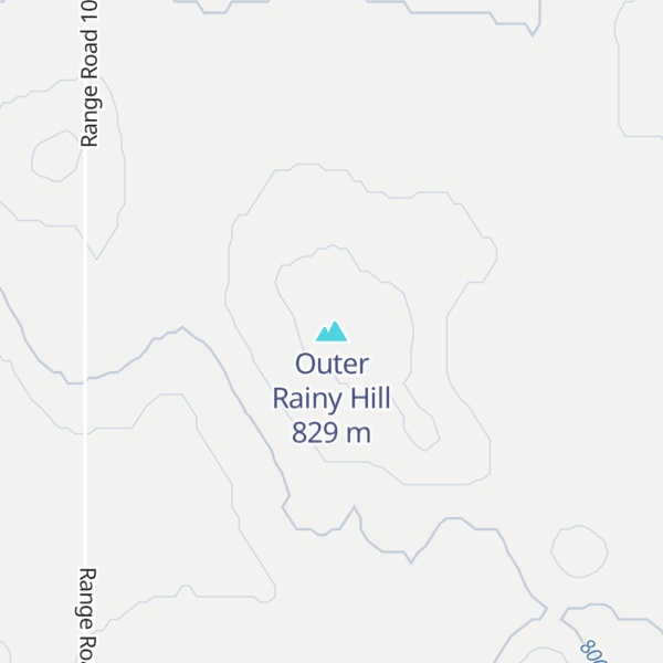 Map of Outer Rainy Hill
