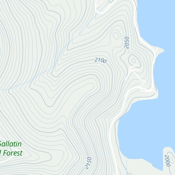 Map of Rumbaugh Ridge
