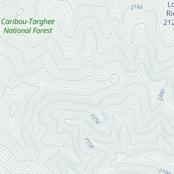 Map of Twin Creek Ridge