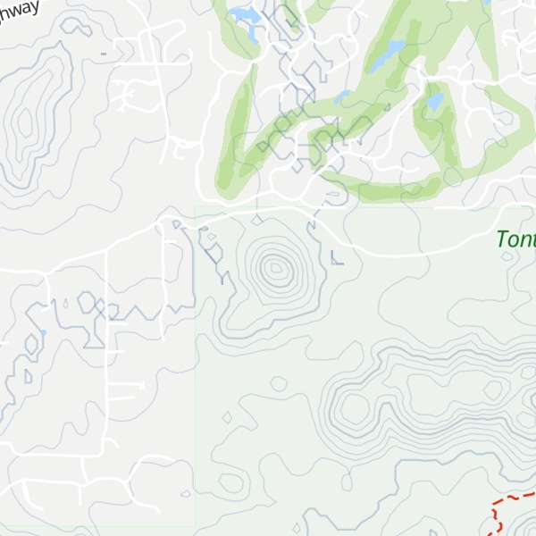 Map of Yerba Senta Butte