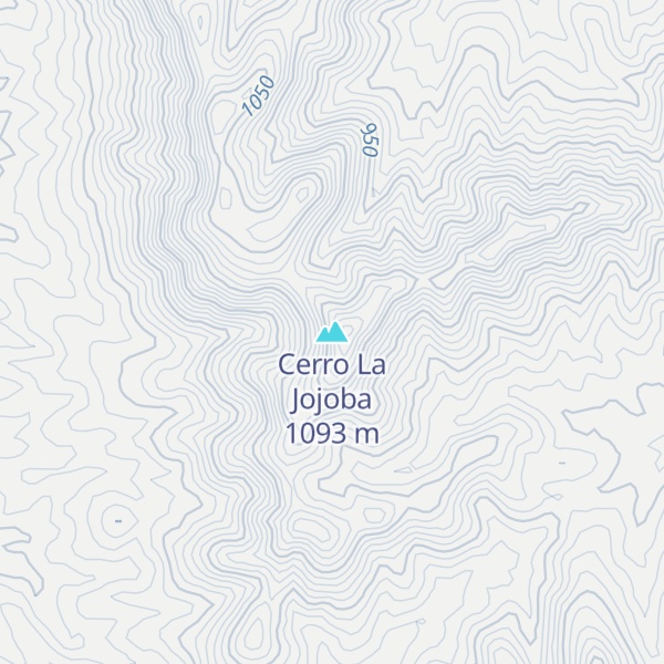 Map of Cerro La Jojoba