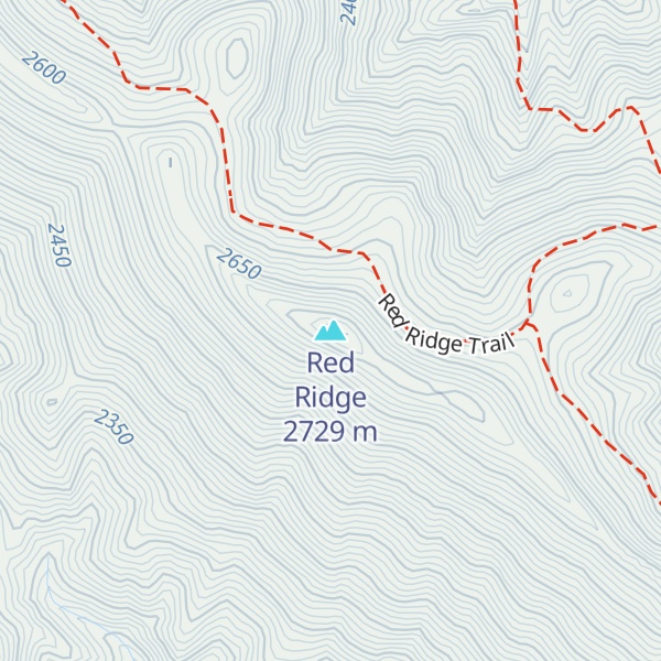 Map of Red Ridge