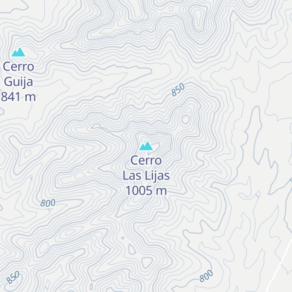 Map of Cerro Las Lijas