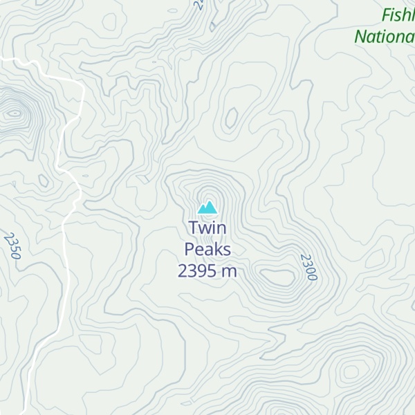 Map of Twin Peaks