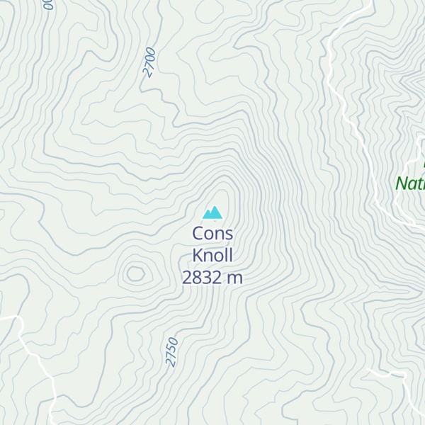 Map of Cons Knoll