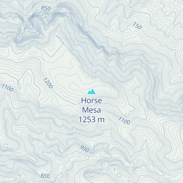 Map of Horse Mesa