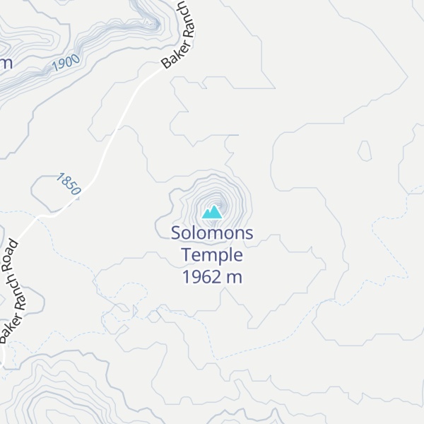 Map of Solomons Temple