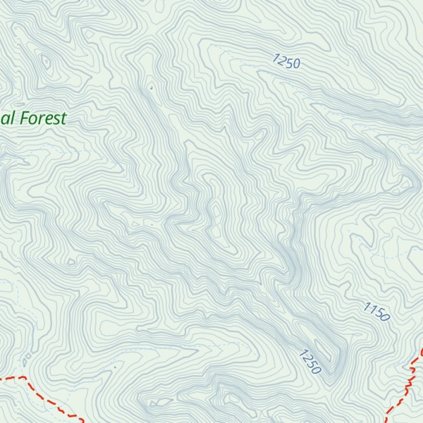 Map of Tortilla Mountain
