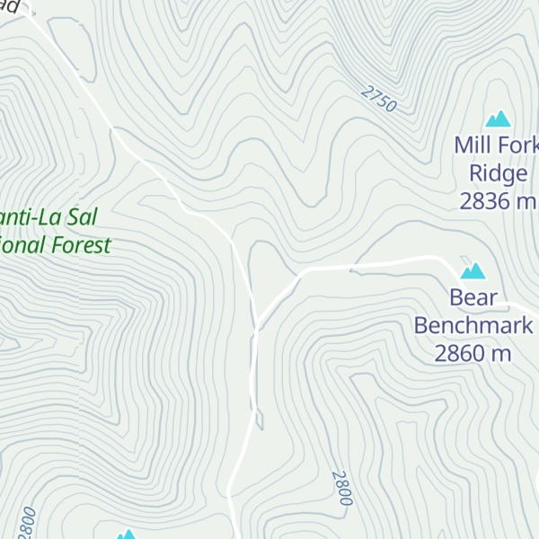 Map of Garret Ridge
