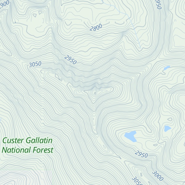 Map of Wilson Peak