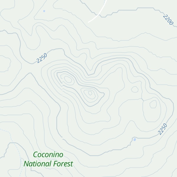 Map of Sawmill Hills