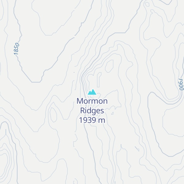 Map of Mormon Ridges