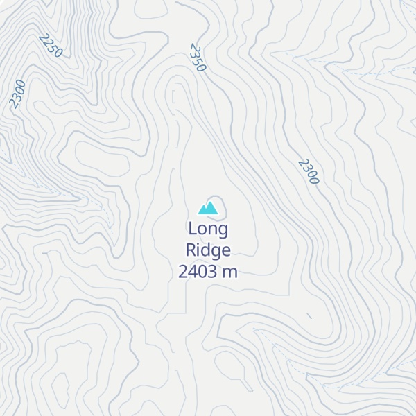 Map of Long Ridge