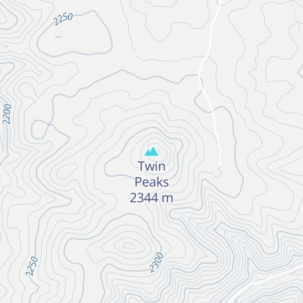 Map of Twin Peaks