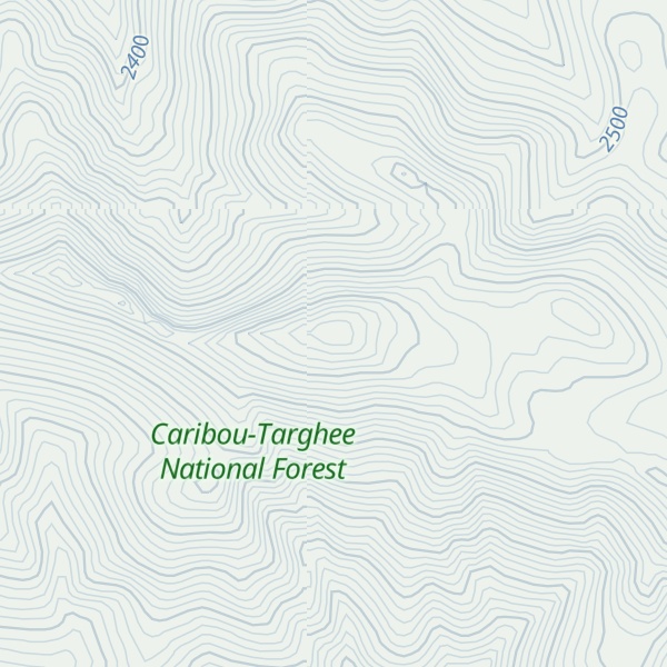 Map of Garns Mountain