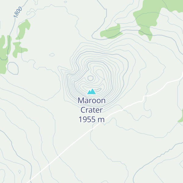 Map of Maroon Crater